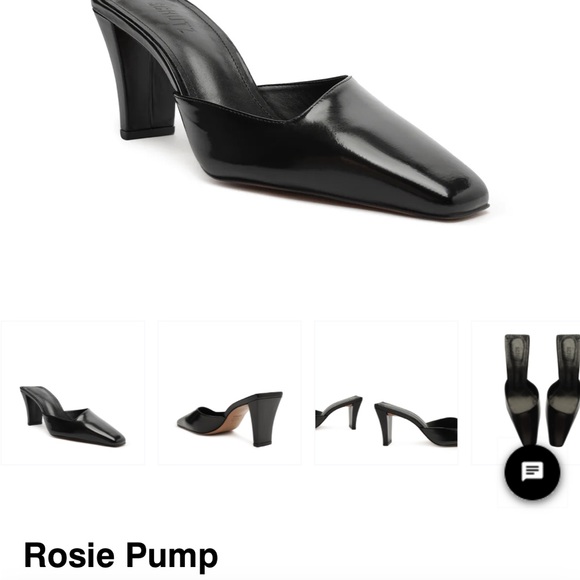 Black Leather Heel - Picture 5 of 6